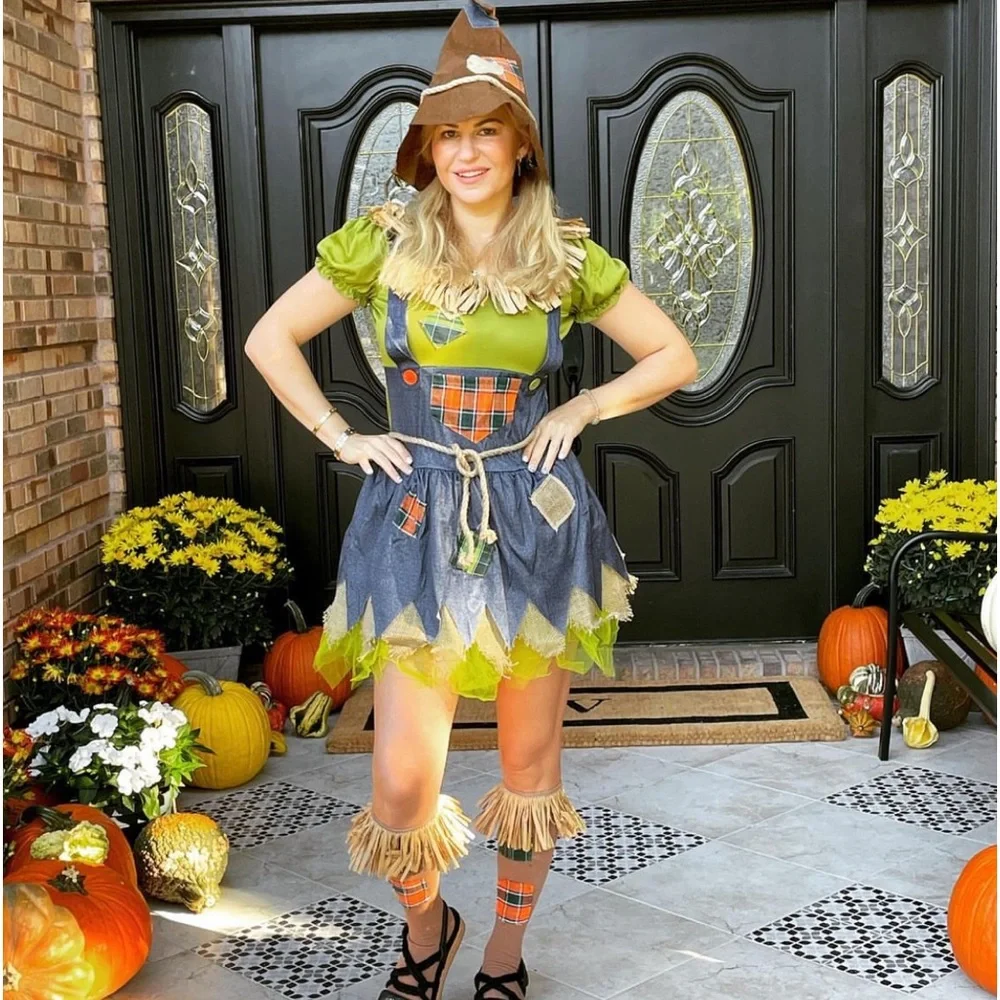 Sweet Scarecrow Halloween Costume 🎃